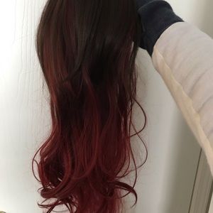 Morvally cos play gamora wig Guardians Galaxy